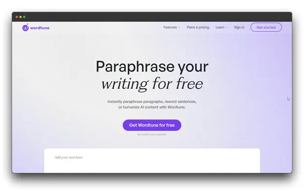 Wordtune: Your AI Writing Assistant!

Paraphrase your writing for free with Wordtune's AI-powered tool. Instantly improve your writing and make it sound more natural.

Keywords: copywriting tools, AI copywriting tools, AI Tools for Copywriting