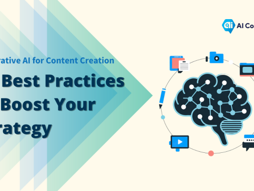 Image depicting 'AI Social Media Engagement: 9 Tools to Elevate Your Brand in 2025' featuring a brain graphic with connected nodes, surrounded by social media icons. Keywords: Generative AI for Content Creation, Generative AI, Content Creation.
